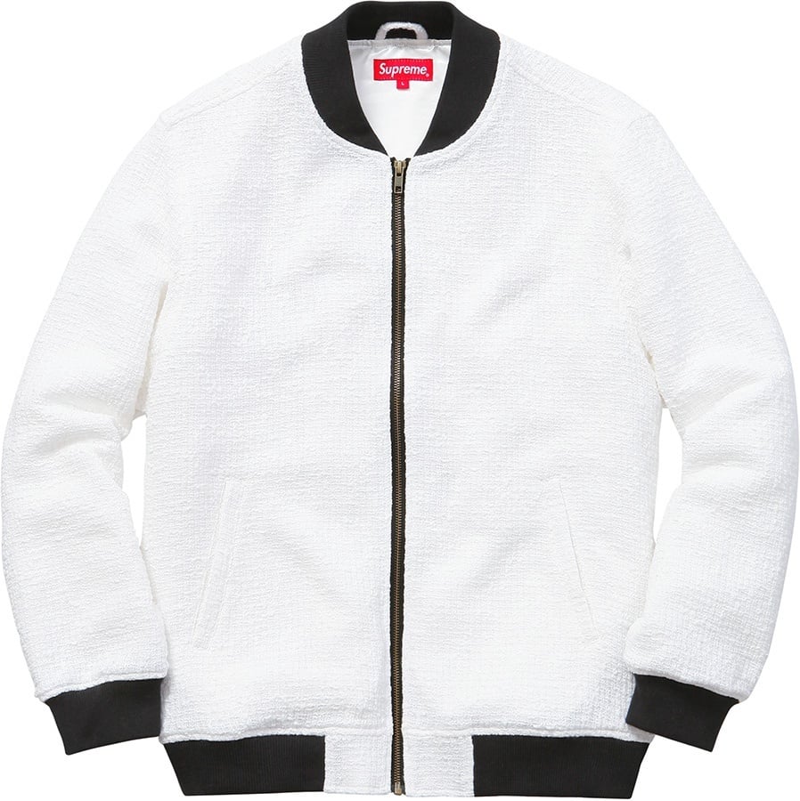 Bouclé Varsity Jacket view 5